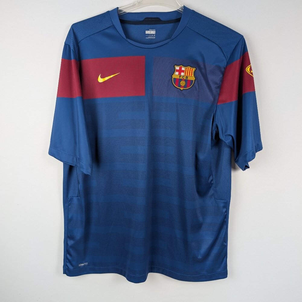 Nike Barcelona FC Football Soccer training jersey - XL